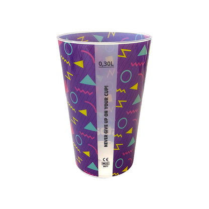 300 ML - Herbruikbare Polypropyleen beker - Full Color print