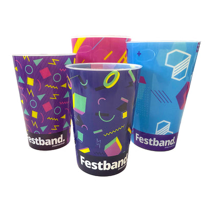 300 ML - Herbruikbare Polypropyleen beker - Full Color print